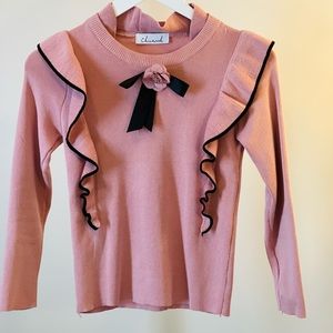 Long sleeve Pink top size S